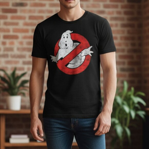 Ghostbusters Movie Black Shirt - Picture 1 of 1
